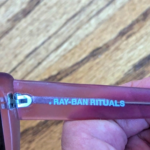 NWOT Vintage Ray-Ban Rituals W2533 Pink Sunglasses - Picture 5 of 10